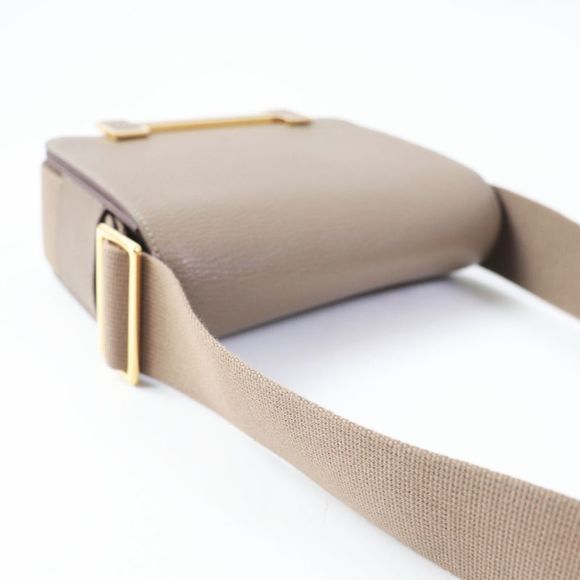 Hermes Geta Etoupe Gold Hardware Shoulder Bag Engraved B With Box And Storage - Picture 6 of 16